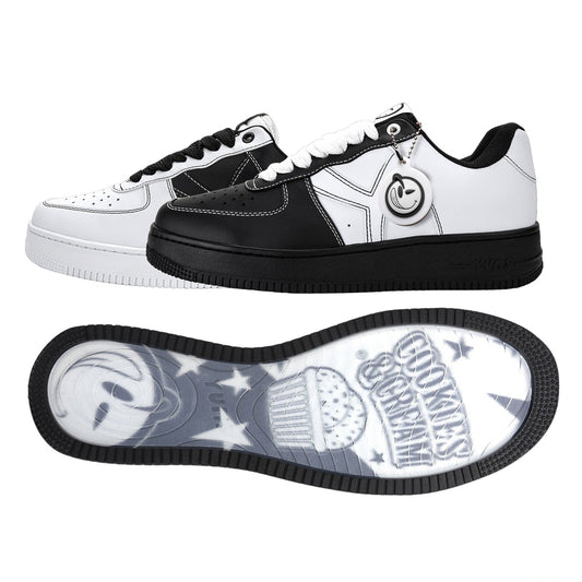 Yums Cookies & Cream sneaker, side profile and sole art