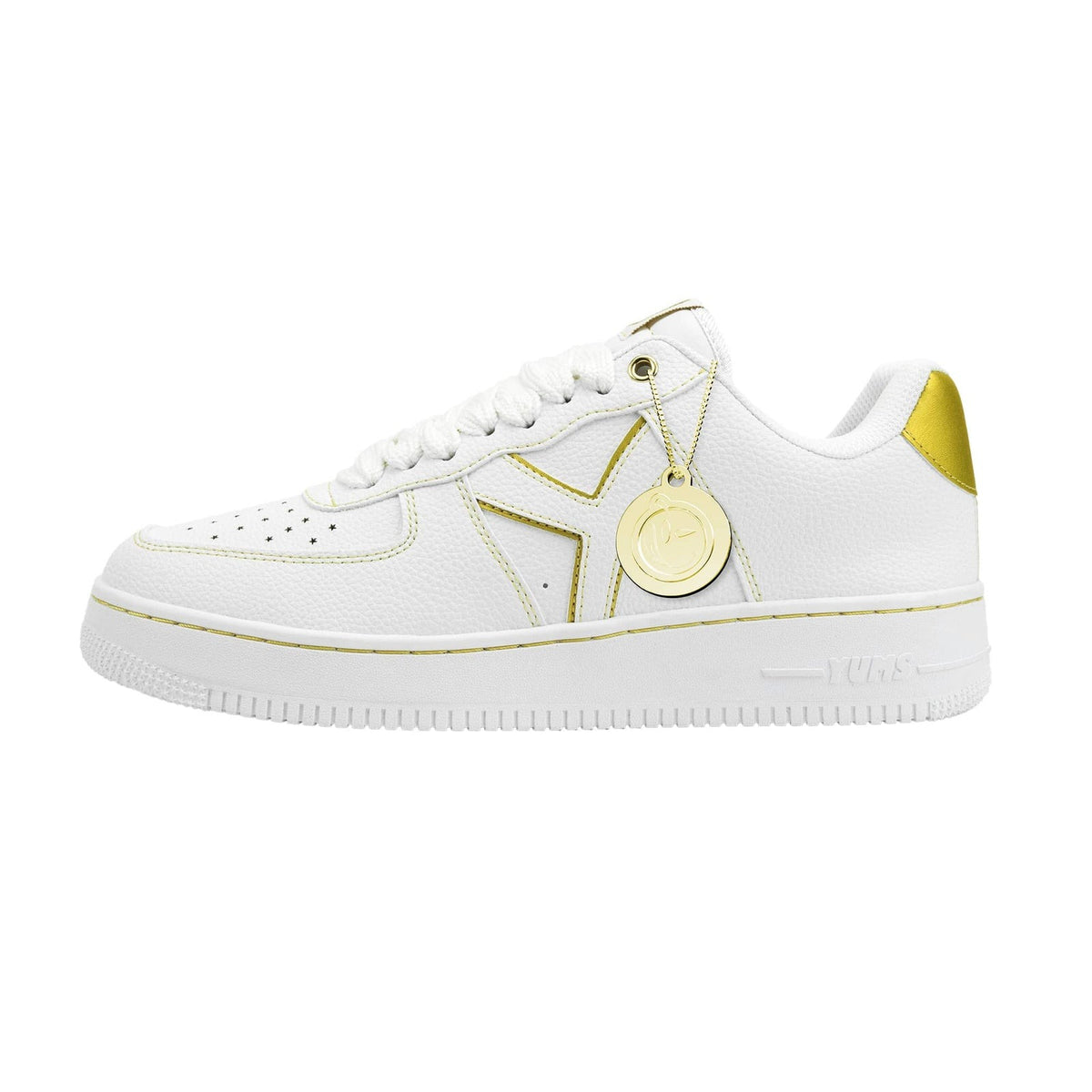 Yums Wild style gold sneaker